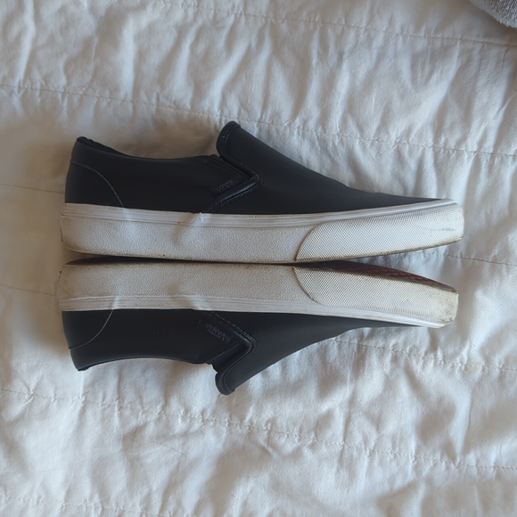 Vans | Slip-On Leather Sneakers | 7.5 - Picture 4 of 5